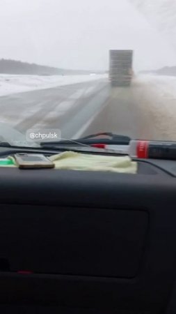 🚚 Последствия ночной непогоды в Татарстане — на трассе М7 много машин лежат в кювете