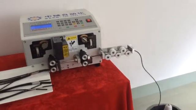 Full automatic wire cutting and stripping machine смотреть онлайн