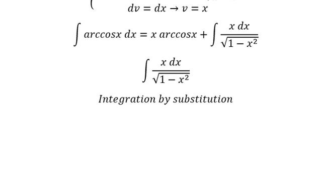 Calculus Help: ∫ arccosx dx - Integration by parts - Techniques - Solutions смотреть онлайн
