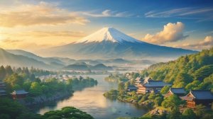 Meditation Music _ Relaxing Sounds for Yoga, Reiki & Inner Peace _ Mount Fuji _ Ikigai Music