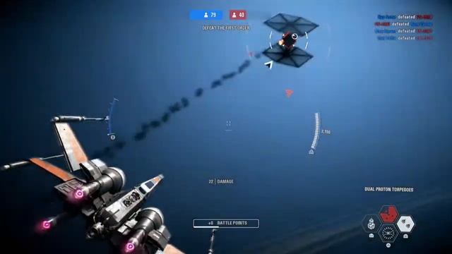 Star Wars Battlefront 2 Starfighter Team Battle Over D'Qar смотреть онлайн