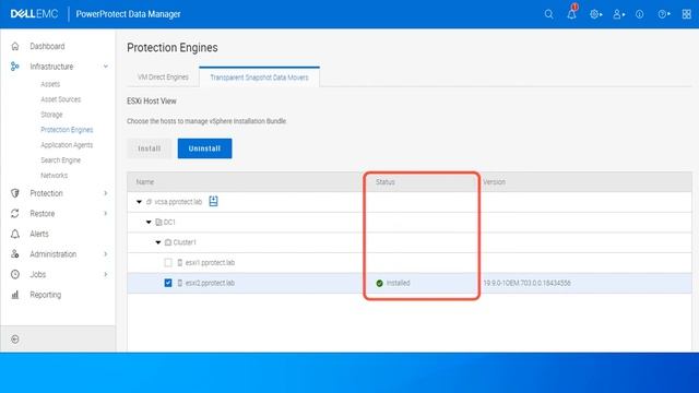 How to use Transparent Snapshot Data Mover (TSDM) with PowerProtect Data Manager 19.9