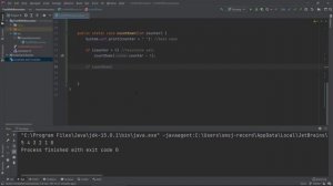 Intro to recursive algorithms in IntelliJ