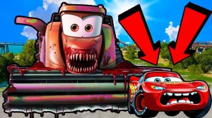 Тачки мультфильм | Молния Маквин встретил зомби