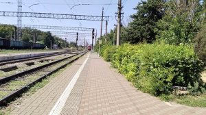 пересцепка электровоза эп1м на тепловоз на станции Староминская тимашевская 14.08.23