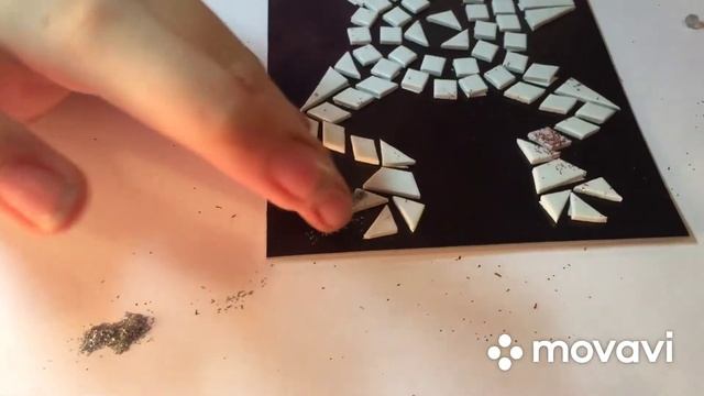 Укладка мозаики блестками блестящая лягушка фикс прайс