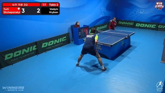 00:45 Yurii Shchepanskyi 3-1 Vadym Hryban West 6 WIN CUP 06.12.2022 | TABLE TENNIS WINCUP смотреть онлайн