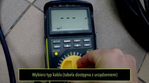 Pomiar długości kabla BEHA UNITEST Echometer 3000