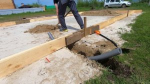 ФУНДАМЕНТНАЯ ПЛИТА! Сам установил ОПАЛУБКУ и смонтировал КАНАЛИЗАЦИЮ