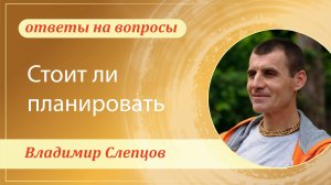 Стоит ли планировать. Владимир Слепцов