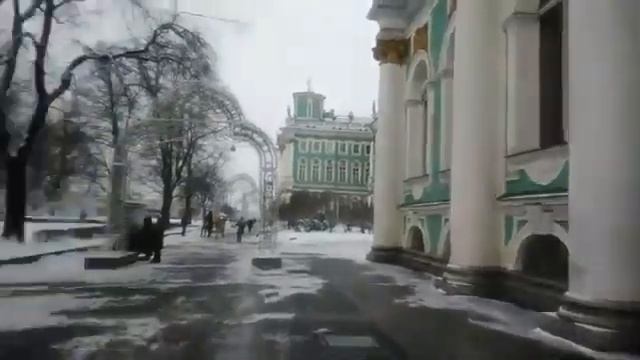 Санкт-Петербург. Дворцовая площадь. 23.12.2018. смотреть онлайн