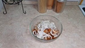Салат из маринованных опят с майонезом пошаговый рецепт