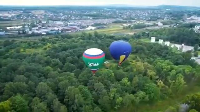 Полет на воздушном шаре в Санкт-Петербурге.