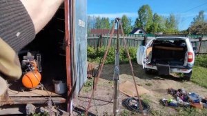 Пневмозахват, ловильня для скважин, вытащить насос и т.д #мастернастодел #починискважину Павел