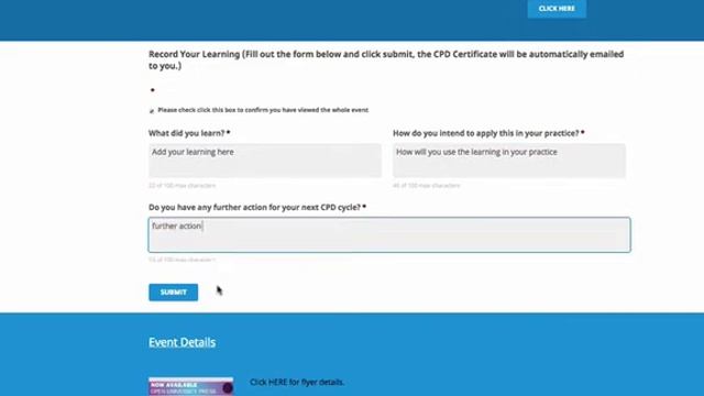 Log your CPD Hours Online смотреть онлайн