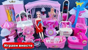 Видео для детей ! Играем в игрушки из мультиков ! Барби ! Куклы ! Кукольный домик