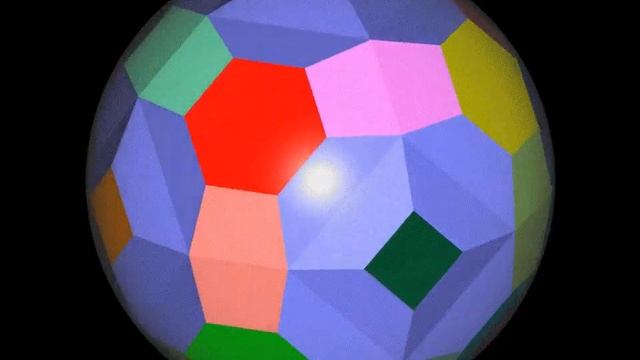 Octahedral Goldberg polyhedron(O n, n) n=1~5 смотреть онлайн