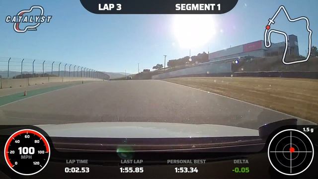 Laguna Seca - MK7.5 GTI - 1:55.8 - Session 4 - SpeedSF Track Events - November 27, 2021 смотреть онлайн
