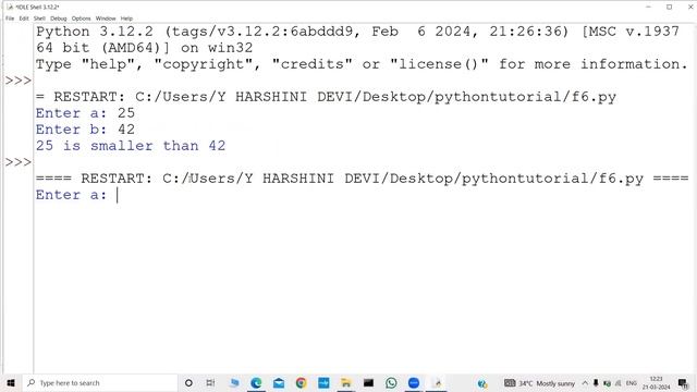 Python Program to find maximum and minimum of two numbers || Python Tutorials for Beginners | Codin