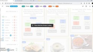 How to create a detailed meal plan from the recipes