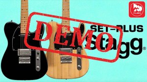 Электрогитара STAGG SET-PLUS - демонстрация звучания