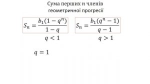 Математика. Тема: "Геометрична прогресія"