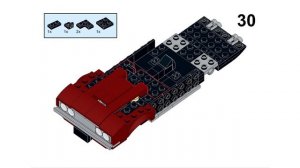 Lego car instructions (1969 Aston Martin DBS)