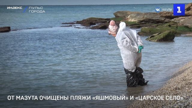 От мазута очищены пляжи «Яшмовый» и «Царское село»