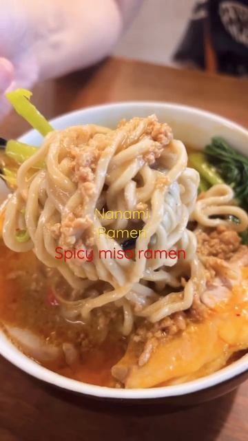 Nanami ramen - spicy miso ramen #mallarthagading #ramen #shorts