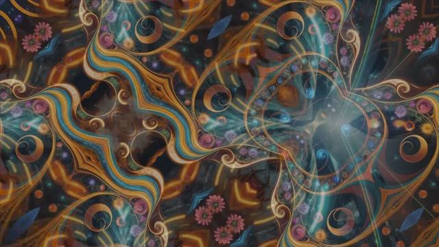 Fractal Stories 6 by Nexxus 604 - Psychedelic trance DJ set • (4K AI animated music video)