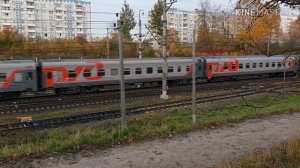 Электровоз ЭП2К 271 С поездом Санкт-Петербург Адлер