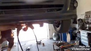 VW Tiguan замена гофры глушителя и задней банки