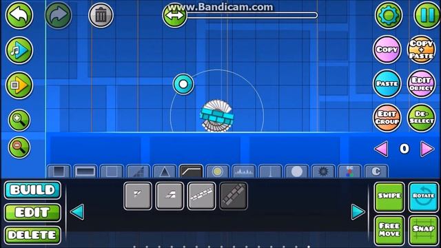 Geometry Dash - Level editor tutorial - How to make little "Optical illusion"