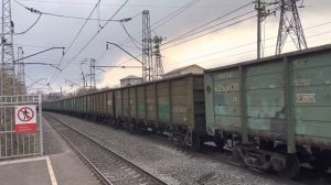 ВЛ10У - 397 / 180 с грузовым поездом