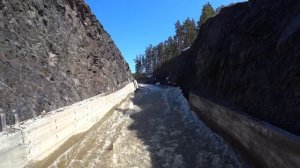 Весенний водопад на реке Изырак