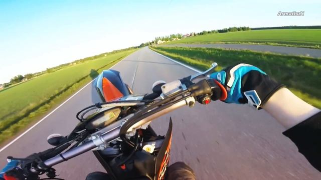KTM 450 EXC 0-100 km/h смотреть онлайн