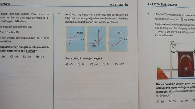 ÖSYM Tarzı 2 Polinom.. PUANGO Denemesinden.. 👍