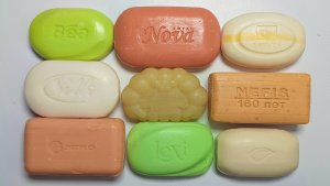 Залипательная резка хрустящего мыла. Асмр. Cutting soap