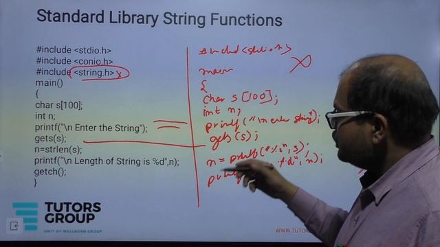 Certification Course in C | Standard Library String Function.