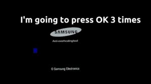 Samsung TV (Internet@TV models) Overheating killscreen Credits by @TheGreatUnknownProductions