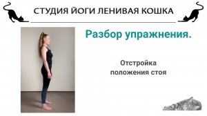 РАЗБОР УПРАЖНЕНИЯ. Отстройка положения стоя.