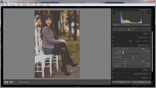 Видеоуроки Adobe Photoshop Lightroom Урок-11 Пример. Тонирование. Видеоуроки Lightroom. смотреть онлайн