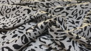 ТД НеваТкани. Артикул Ф-2684-2-1 Трикотаж джерси ЛЕОПАРД