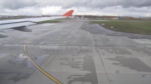 Взлет Airbus 330 с а/п Шереметьево SVO рейс SU333 Москва-Гавана