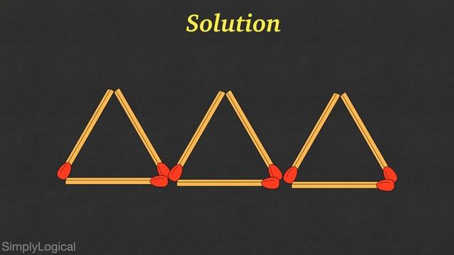 Can you move just 2 of these matchsticks to form 4 triangles ? || Matchstick Puzzles