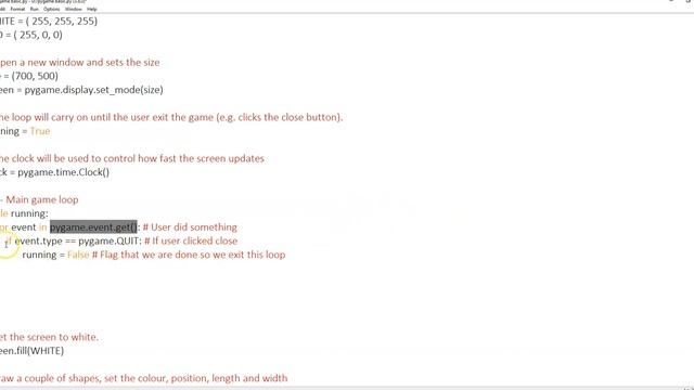 Pygame tutorial two смотреть онлайн