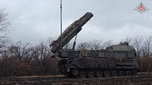 Боевая работа расчета ЗРК «Бук-М3» ГрВ «Центр»