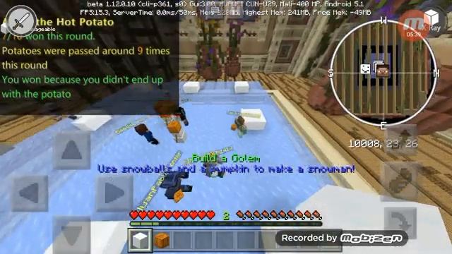 Играем в Маинкрафт с читами на сервере: КУБЕ КРАФТ смотреть онлайн