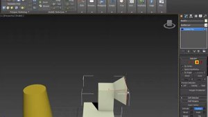 3D Max показываю функции editable poly ,extrude, inset ,outline
