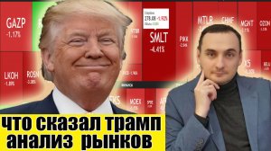 Инаугурация Трампа! Инфляция! Нефть ждет обвал? Анализ рынка акций ММВБ! Курс доллара! Санкции?